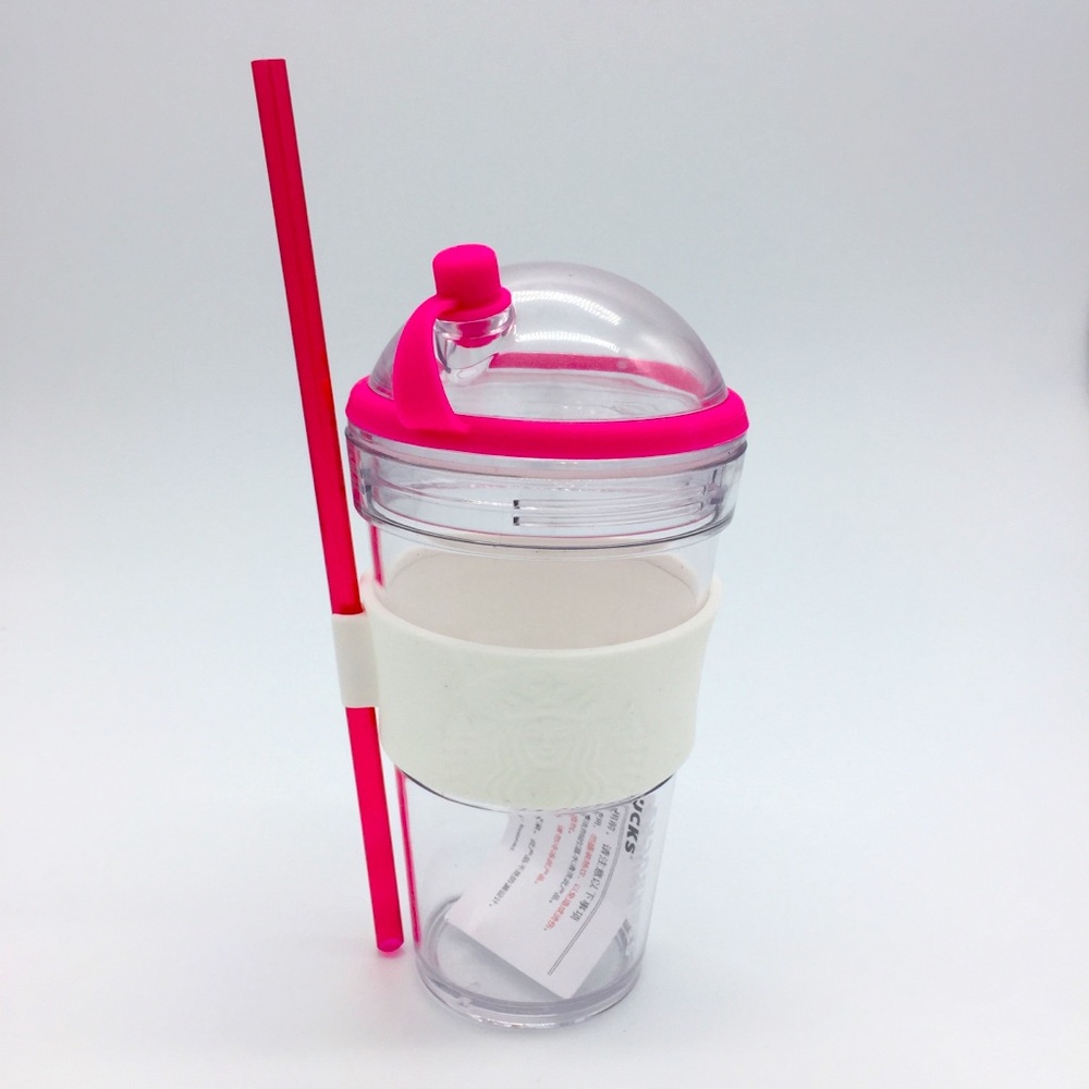 Starbucks Frappuccino Tumbler Cold Drink Bottle Cup with Straw 16fl oz/473ml